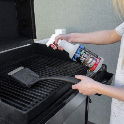 Absolutely Clean IT JUST WORKS GREAT as Grill Cleaner Spray! - Professional Strength, Natural Enzyme Formula - Fast Acting, Fume Free - USA Made (16oz Spray Bottle)