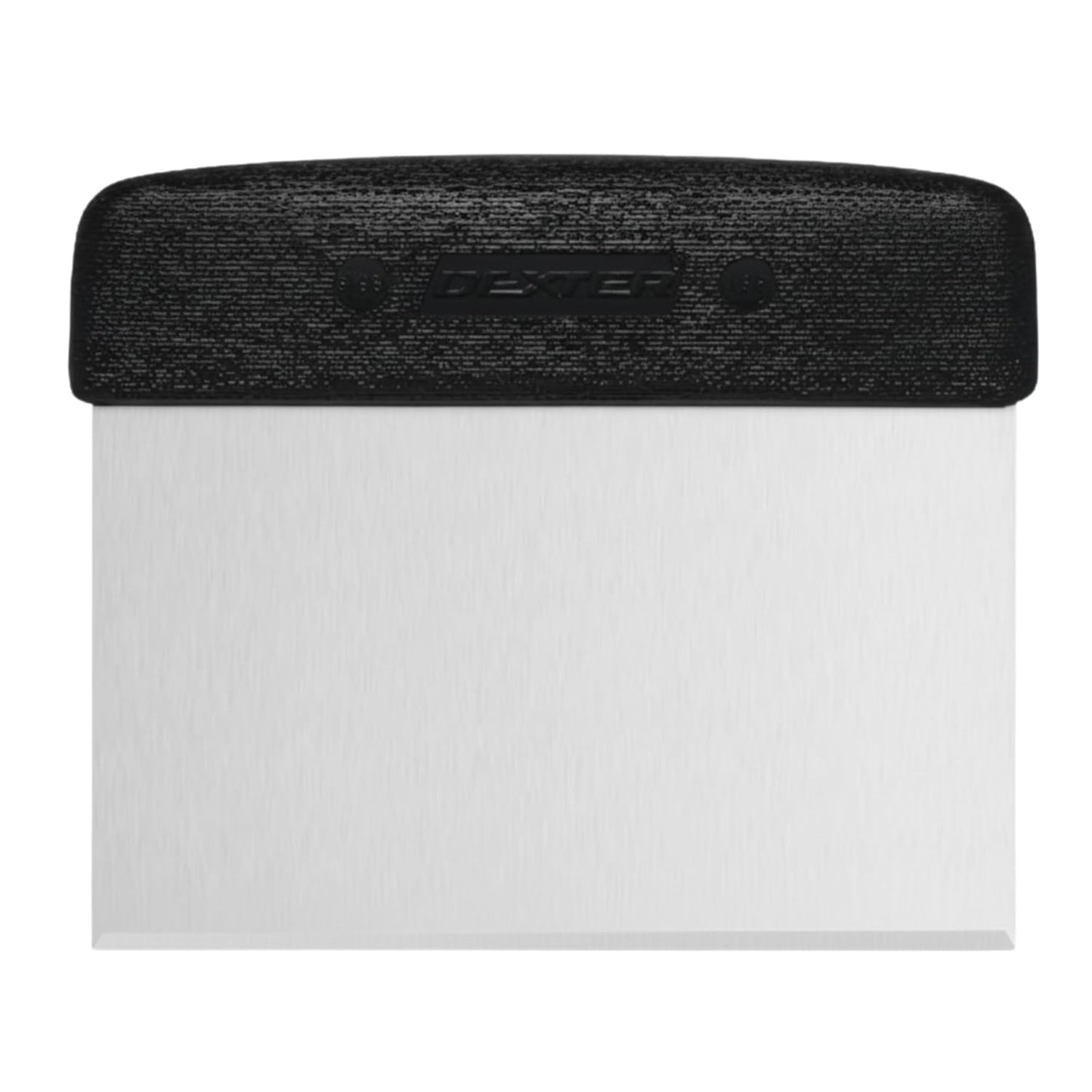 Dexter-Russell 6” x 3” Dough Cutter/Scraper – S196B, Stainless Steel Blade with Black Textured Handle, Sani-Safe Series, NSF Certified, Made in USA
