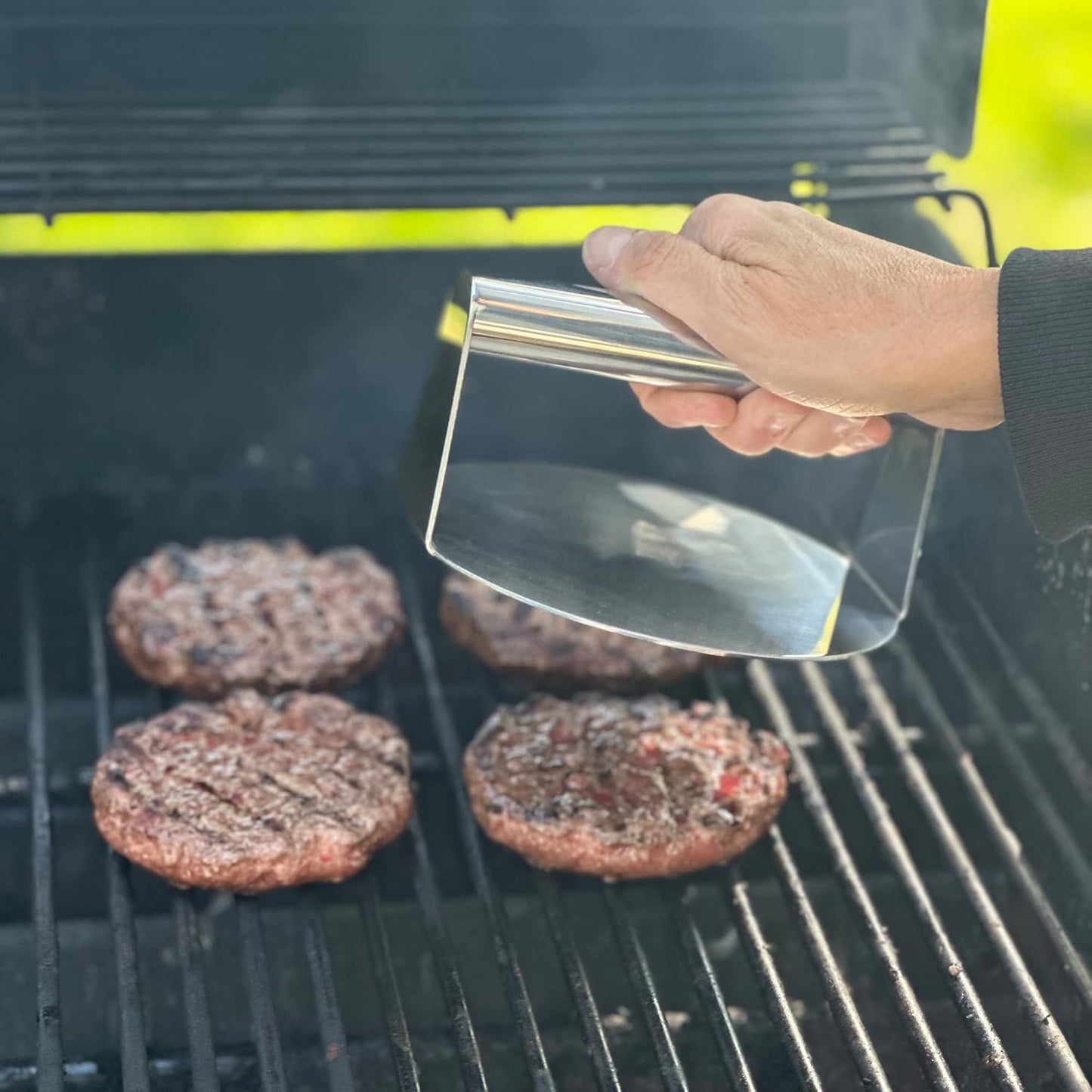 Outset Burger Cheese Melting Dome for Grill, Griddle, and Stovetop, Stainless Steel