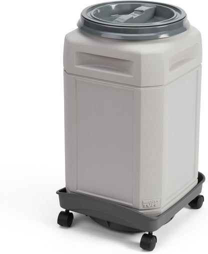 Mighty Tuff Airtight Dog Food Storage Container – 13 Gal, up to 54 lb Capacity – Cat and Dog Food Container with Twist Lid & Handles – BPA-Free, Made in USA