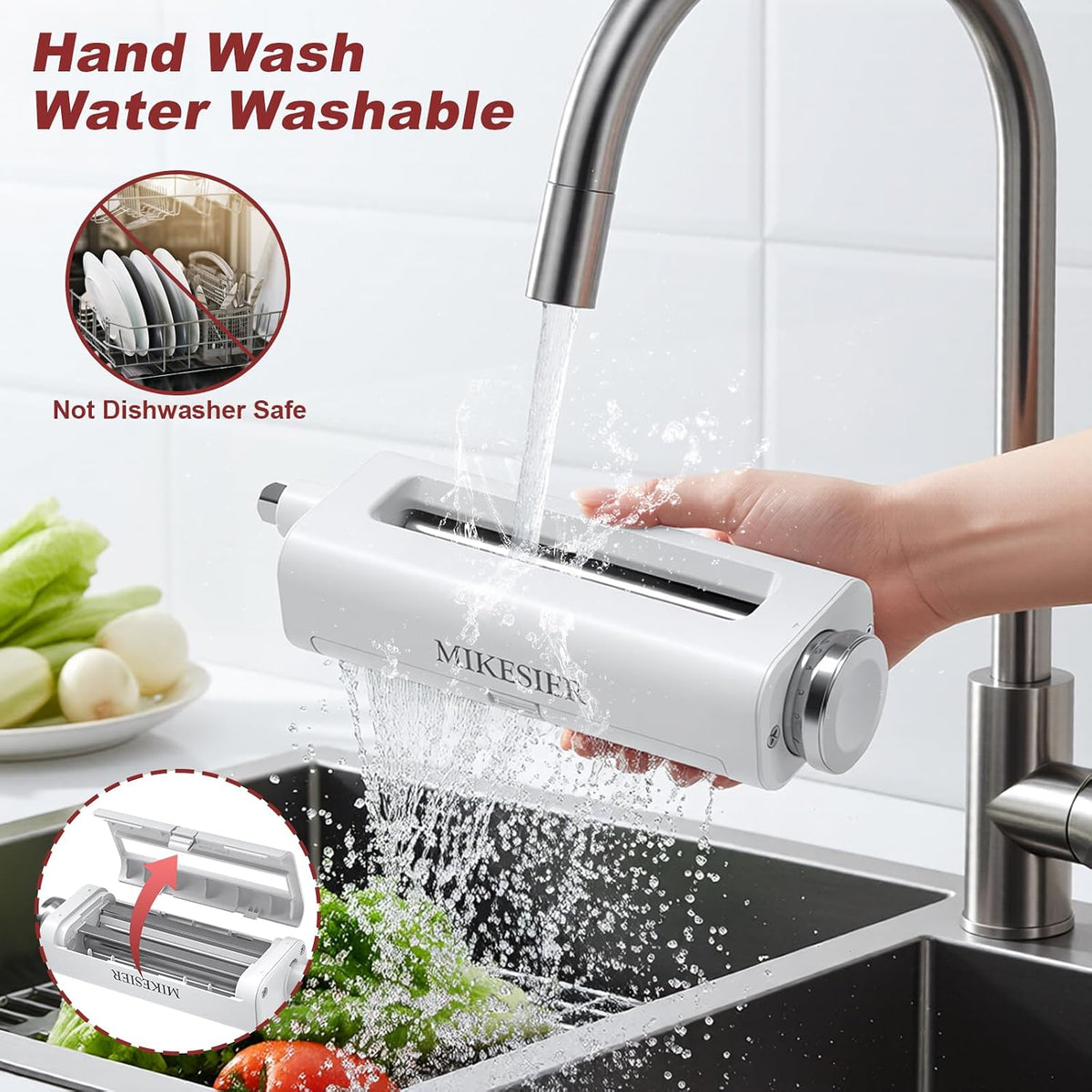 3 Pieces Pasta Maker Attachment for All Kitchenaid Stand Mixers