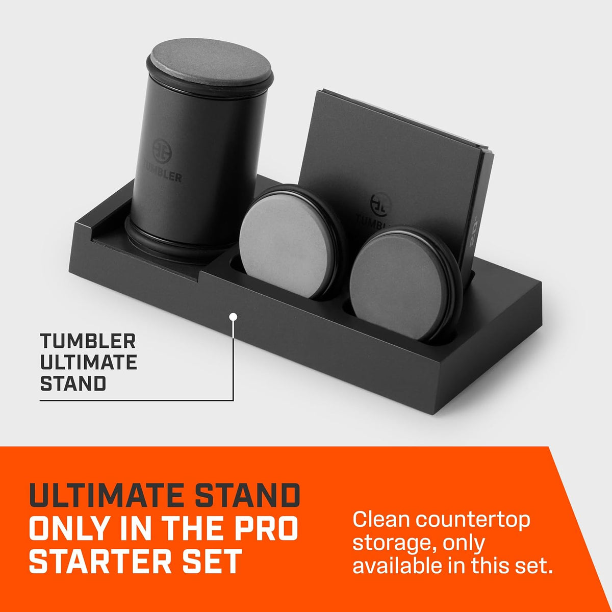 Tumbler Rolling Knife Sharpener Starter Set - Knife Sharpening Made Easy - Complete Gift Set