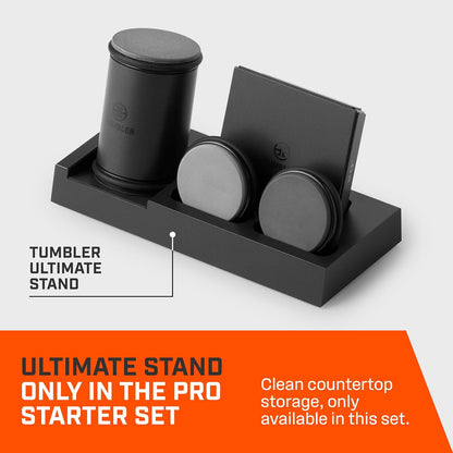 Tumbler Rolling Knife Sharpener Starter Set - Knife Sharpening Made Easy - Complete Gift Set