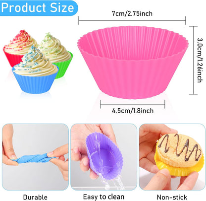 FUNGYAND Sandwich Cutter Set, All in One Bento Box Complete Supplies and Accessories Kit Includes Sandwich Bread Cutters, Fruit Cutter, Animal Food Picks, Silicone Cups