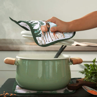 Bencailor 12 Pcs Christmas Wildflower Pot Holders with Pocket