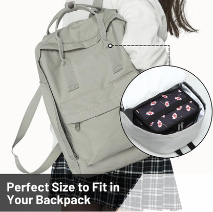 MIER Small Lunch Bag for Kids & Adults Compact Insulated Lunch Box Portable Thermal Mini Cooler for Work School Travel, Bluesteel