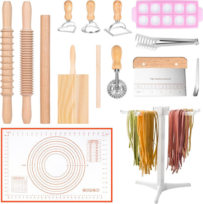 OHMU Pasta Making Kit, Pasta Tools for Homemade Noodles