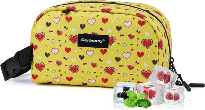 Cerbonny Freezable Cooler Bag for Work/School Travel - Mini Insulated Bag Fit For Yogurt