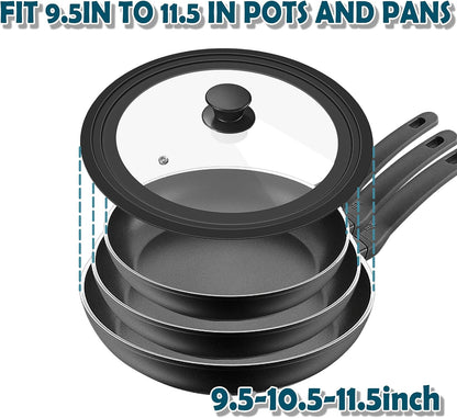 Multi‑Size Tempered Glass Universal Cookware Lid