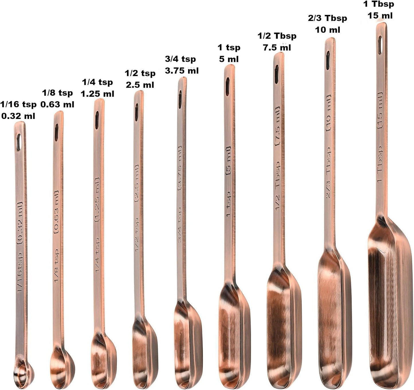 Measuring Cups and Spoons Set of 12, Stainless Steel Stackable Measuring Cups and Spoons Set With Leveler, Metal Measuring Spoons and Cups for Dry or Liquid Ingredients During Kitchen & Baking