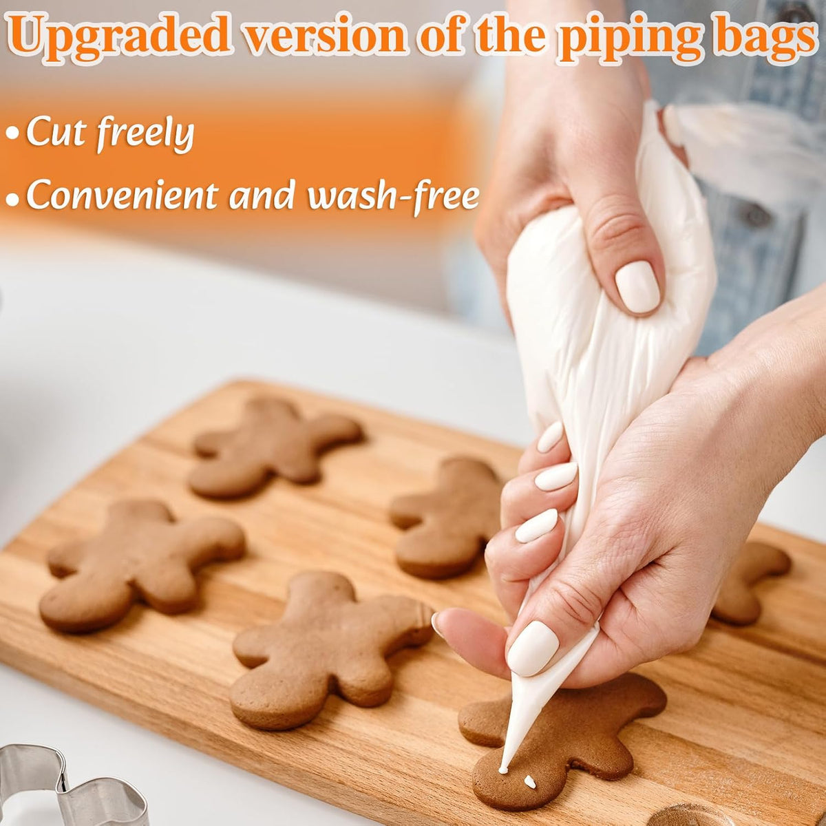 16 Inch Disposable Piping Bags, 500 PCS Icing Bags