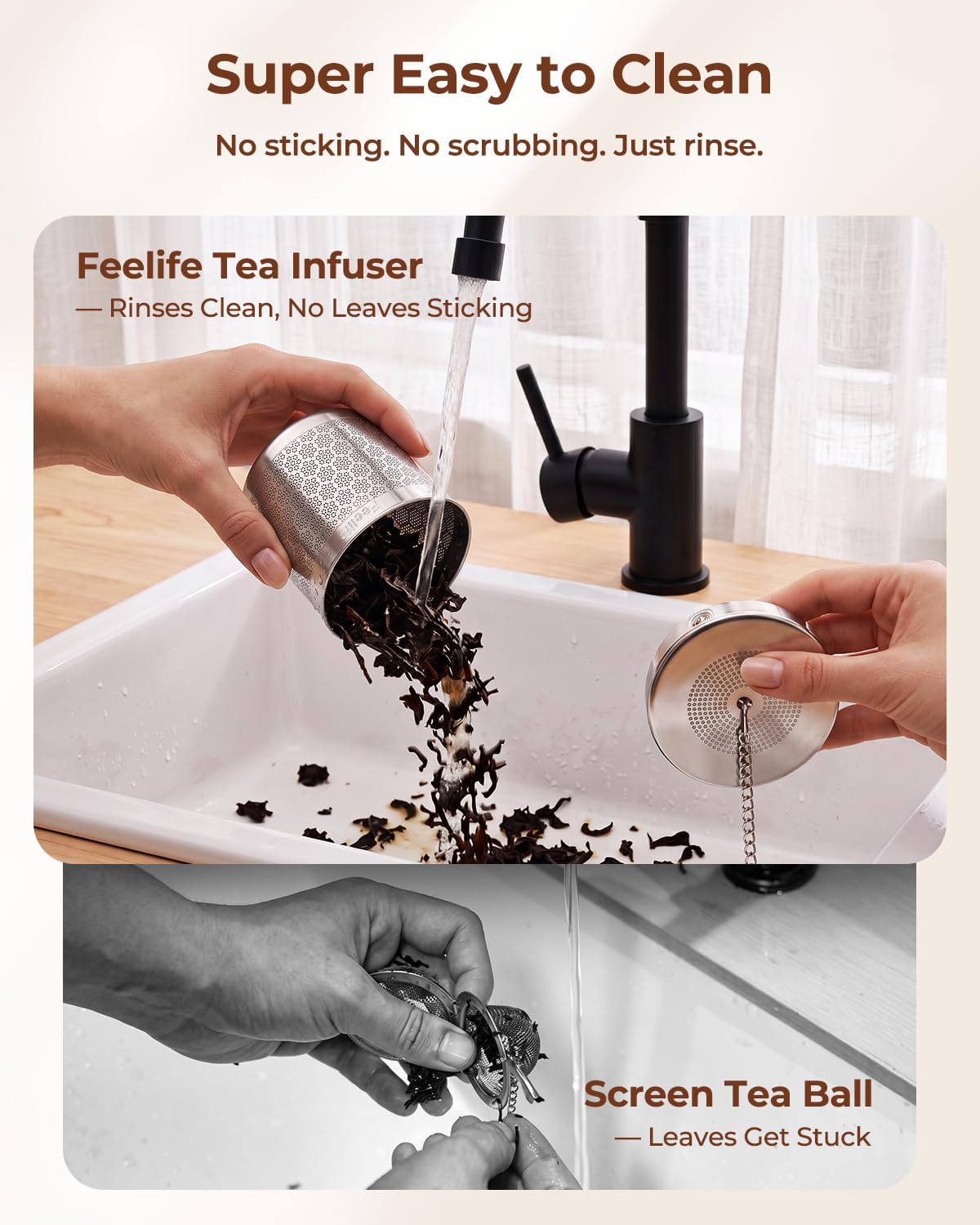 Mini Snowflake Stainless Steel Tea Infuser for Loose Leaf Tea Ball