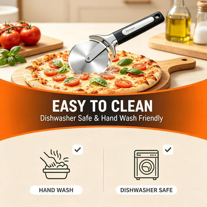 Heavy Duty Pizza Cutter Wheel, Stainless Steel Sharp Pizza Slicer