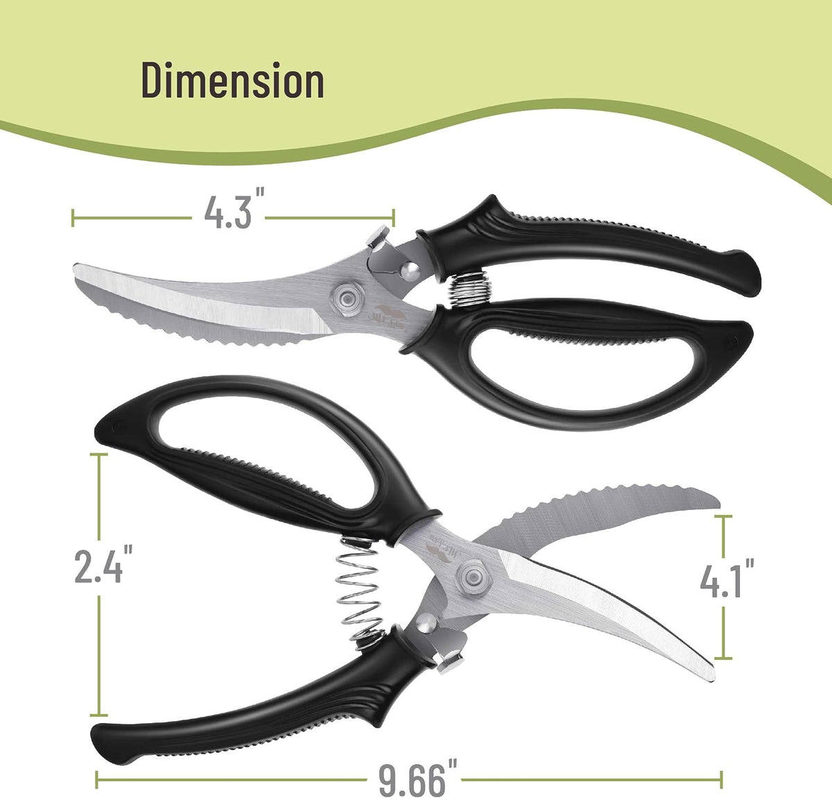 Mr. Pen- Heavy Duty Poultry Shears, Chicken Shears, Meat Cutting Scissors