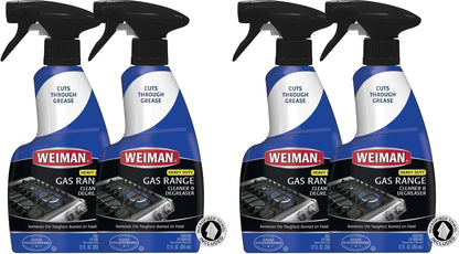 Weiman Gas Range Cleaner and Degreaser, Single, Lemon, 1 Count