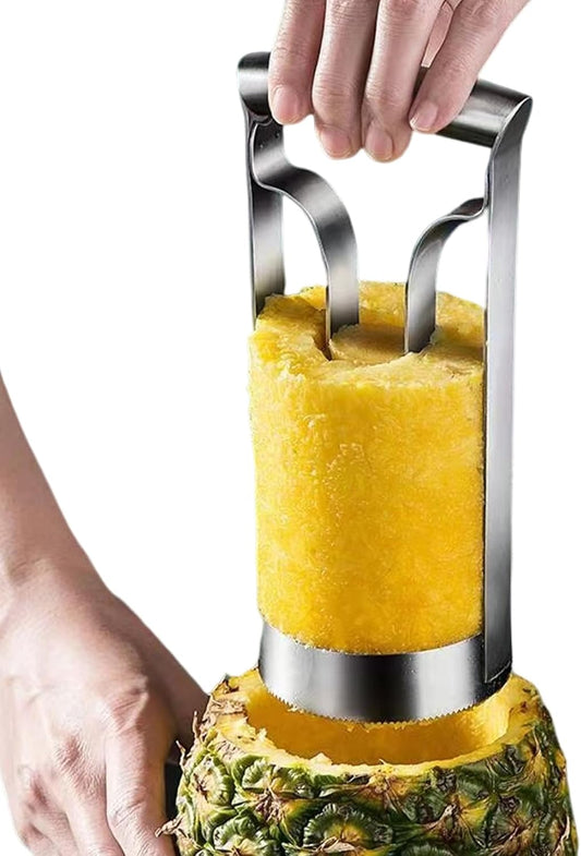 Pineapple Cutter Slicer Stainless Steel Pineapple Corer Fruit Core Remover for Kitchen Fruit Rings 10cm Peeler Slicer