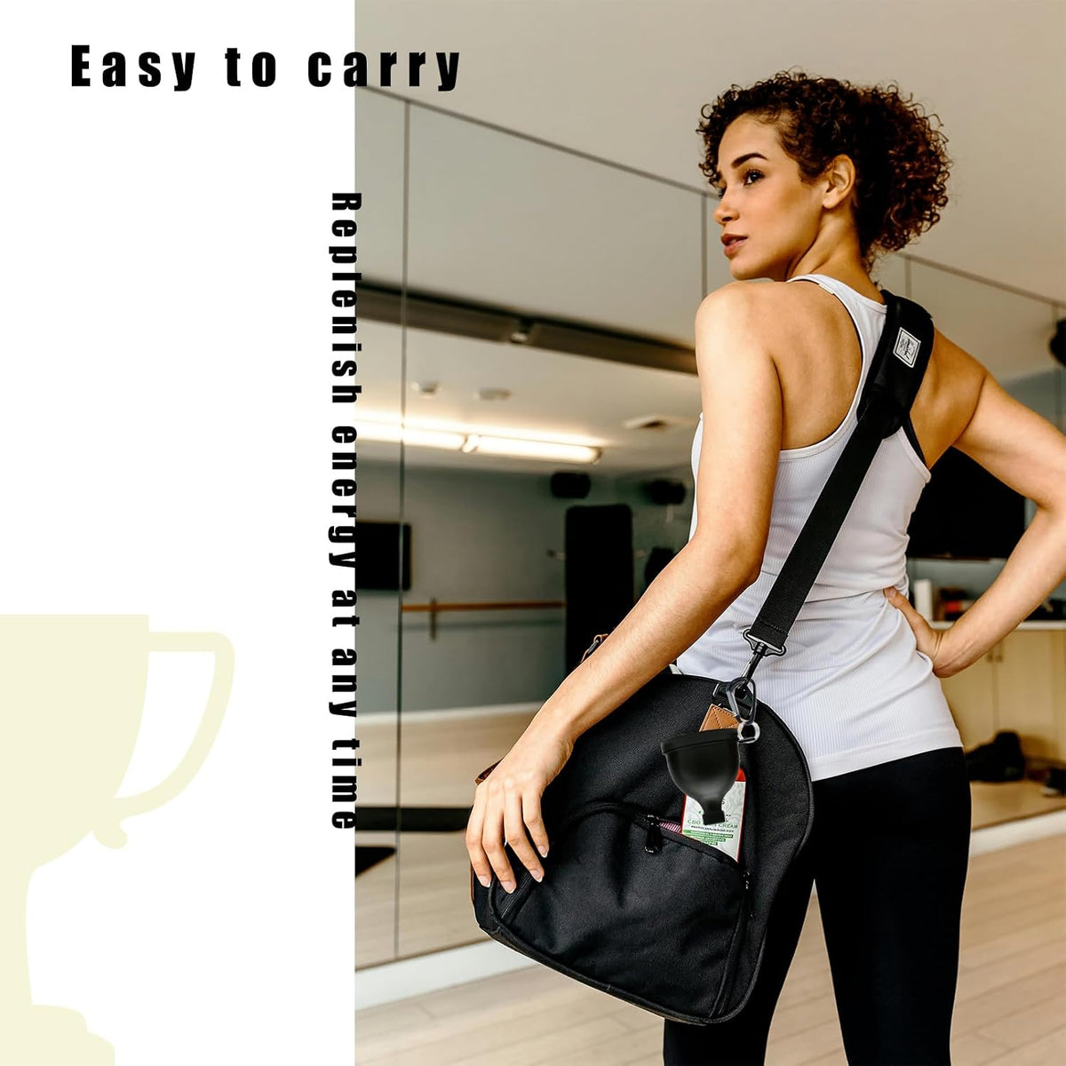 2 Pack Premium Protein Powder Containers - Portable Protein Funnels(50ml)