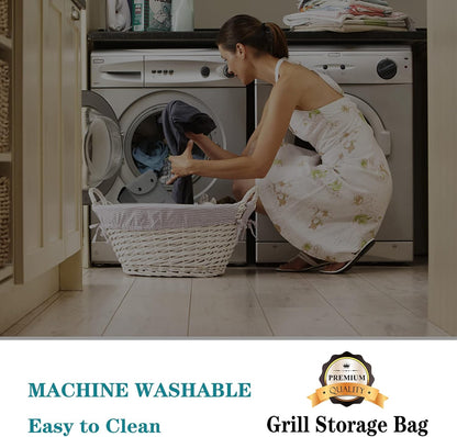Grill tool bag，BBQ tool storage，Grilling Bags for Outdoor Grilling, Grill tool storage， BBQ tool bag， grill utensil storage,Foldable Grill Bag for Camping and Hiking BBQ.