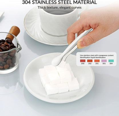 4.33 Inch Stainless Steel Ice Tongs for Ice Bucket，Metal Sugar Cube Mini Tongs，Set of 3 (Black-A)