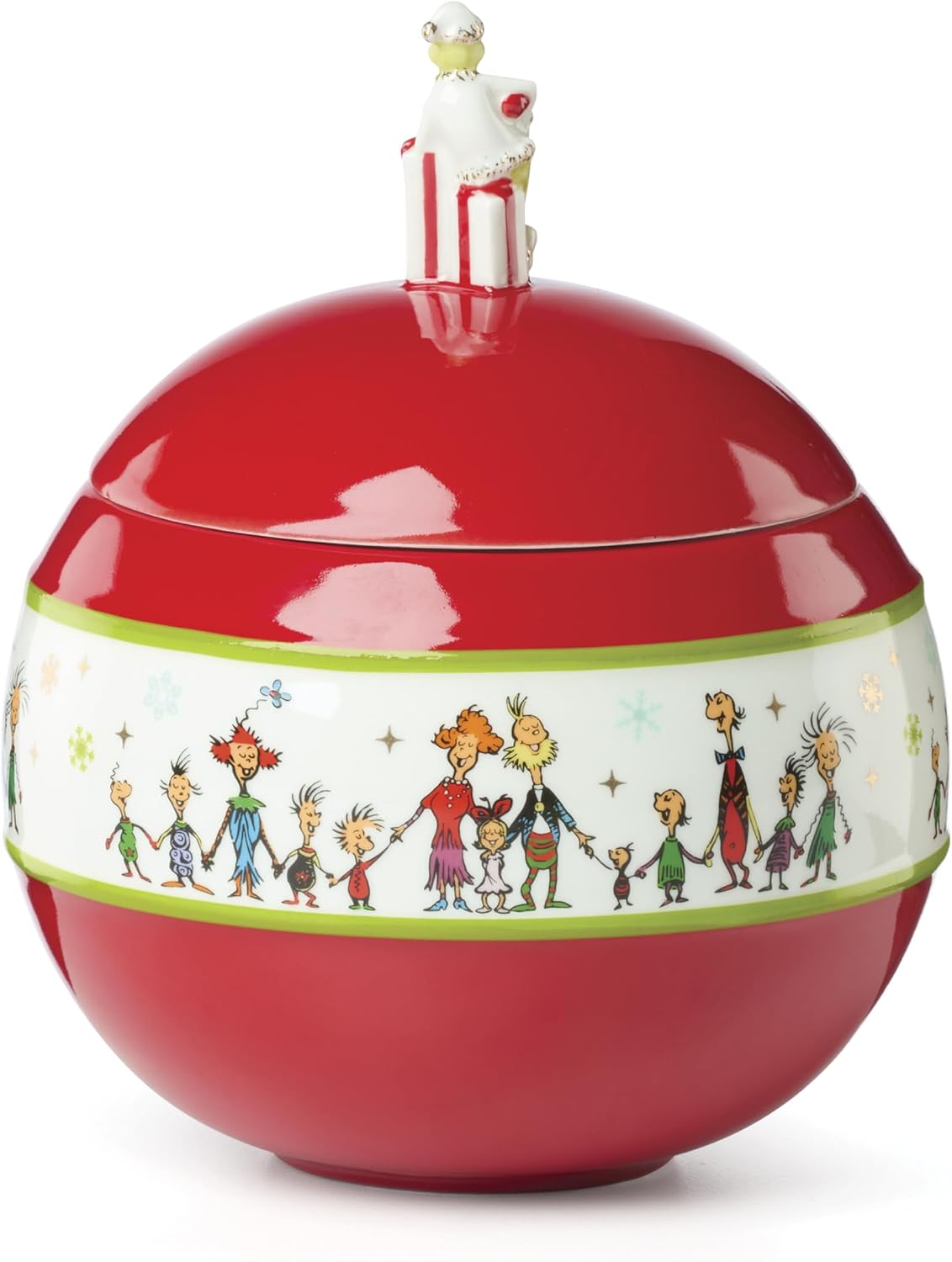 Lenox Dr. Seuss Grinch Christmas Chip and Dip Bowl