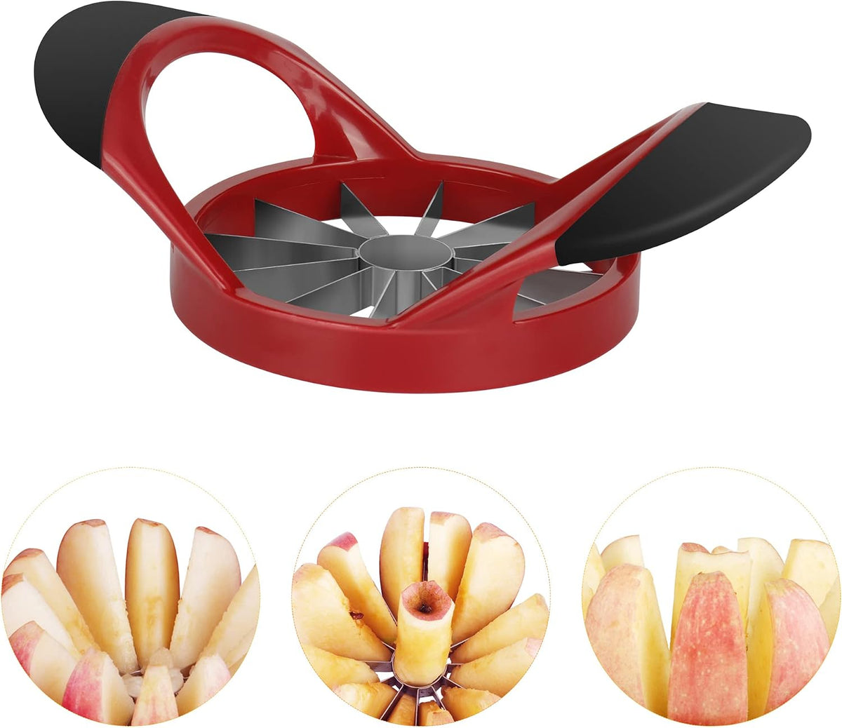 Supercenter Apple Cutter, Apple Corer and Slicer - 4.72 Inch Apple Slicer
