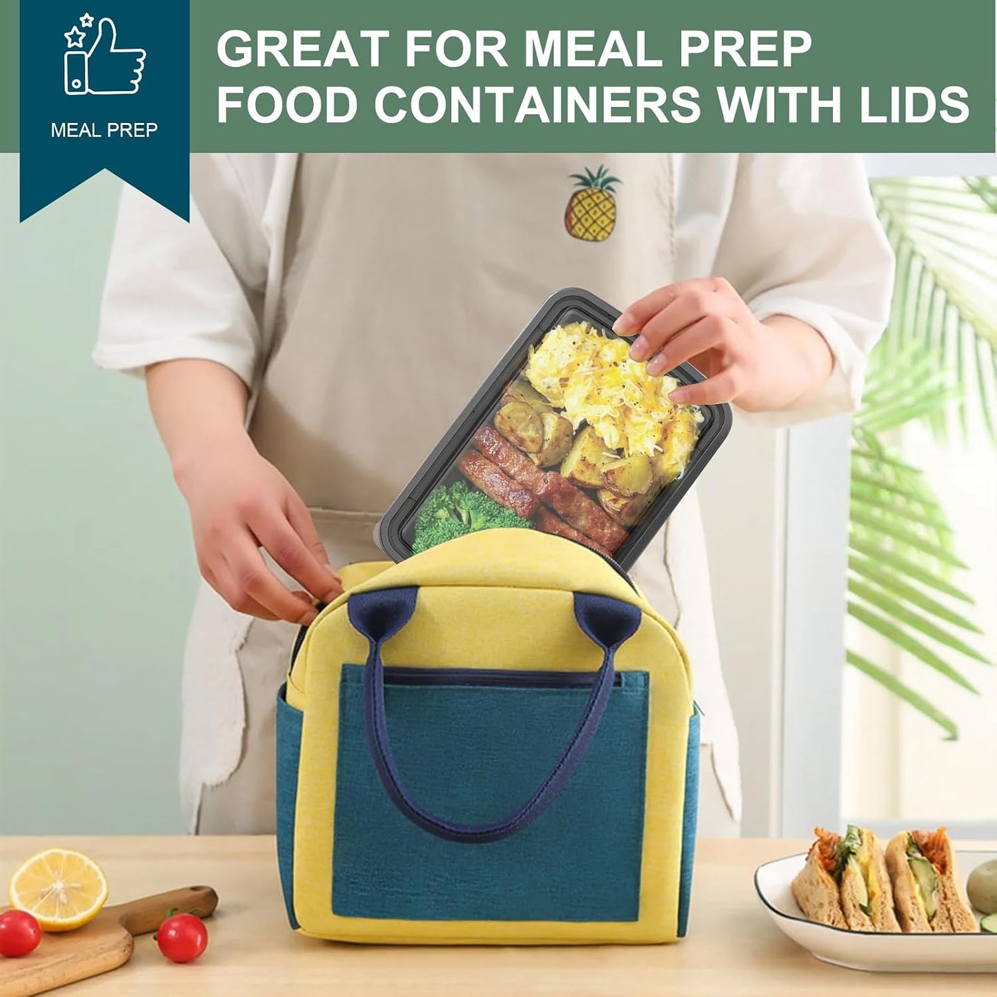 50 Pack Meal Prep Containers 38 oz, Leakproof To Go Food Containers, Disposable & Reusable Food Prep Containers for Takeout, Food Storage Containers BPA-Free, Microwave/Dishwasher/Freezer Safe