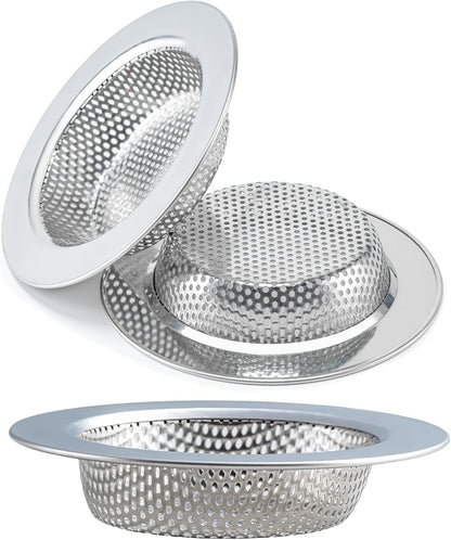 Sink Strainer Double-Layer Safe Design for Kitchen Sink Drain Basket