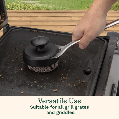 Cuisinart Grill Renew Steam Cleaner Brush, Bristle Free Cleaning Brush for All Grills, Perfect Worry-Free Grill Brush Accessories for BBQ, Clean Cast Iron Grates, Stainless Steel, Porcelain