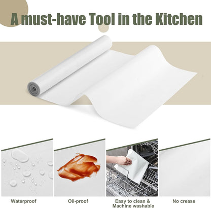 KitchenRaku Extra Large Silicone Mat 78.7X16 IN,Silicone Mats for Kitchen Counter, Silicone Heat-resistant Mat for Air Fryer, Nonstick Waterproof Silicone Placemat for Countertop Protector
