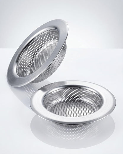 Kitchen Sink Strainer Stainless Steel with 4.33" Rim (2-Pack)