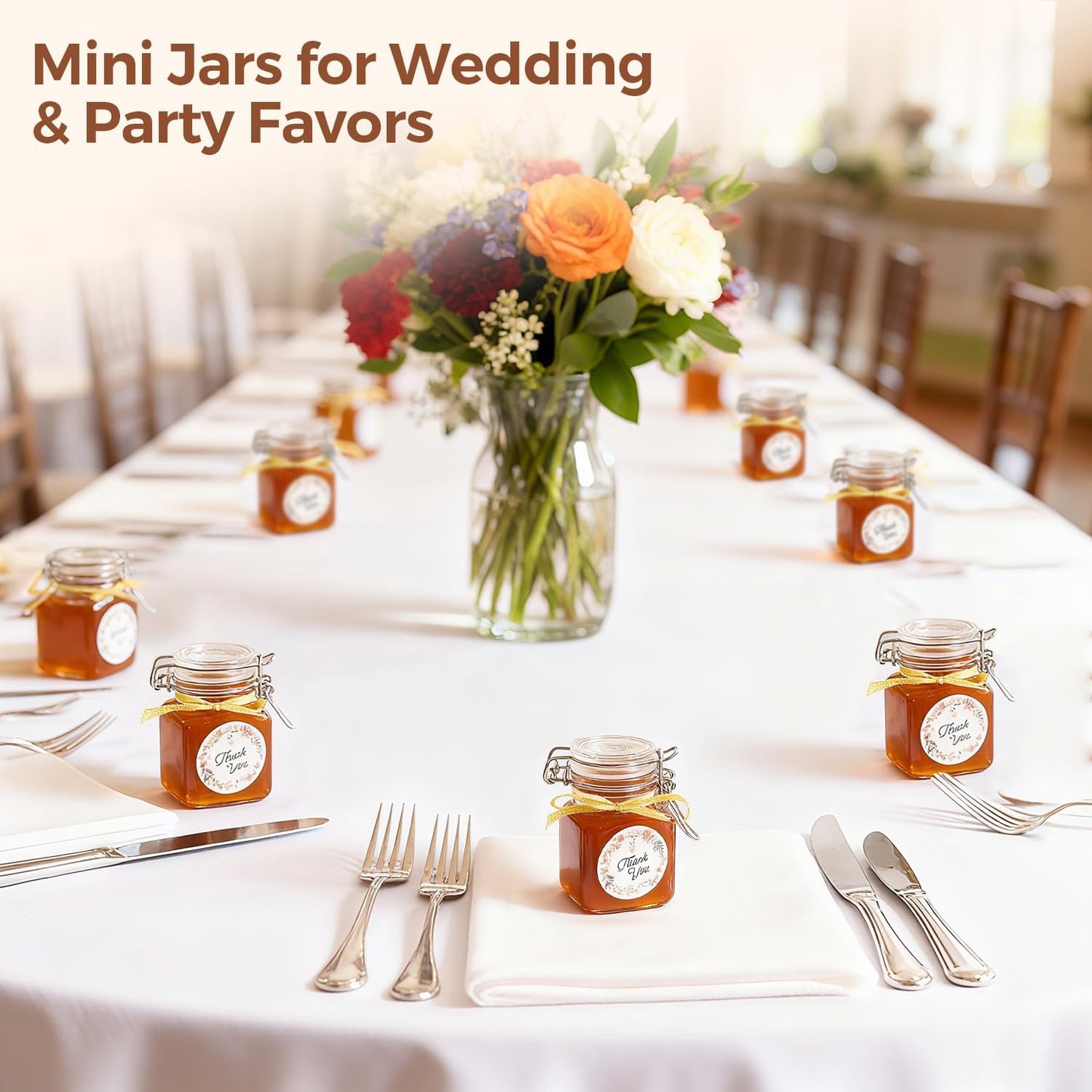 ComSaf Set of 3 Square Glass Jars with Airtight Lids (51 Oz) — Wire Clamp Canisters for Small-Batch Pickling, Kimchi, Bulk Dry Food, Wide Mouth Space Saving Kitchen Pantry Organization Jars