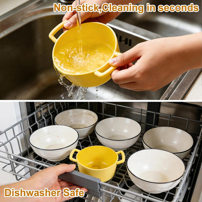 40oz Silicone Microwave Steamer for Cooking, Dishwasher Safe, No Stain Pot