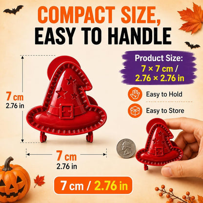 Halloween Mini Hand Pie Molds Set, Dough Press Cutter with 8 Fall Shapes