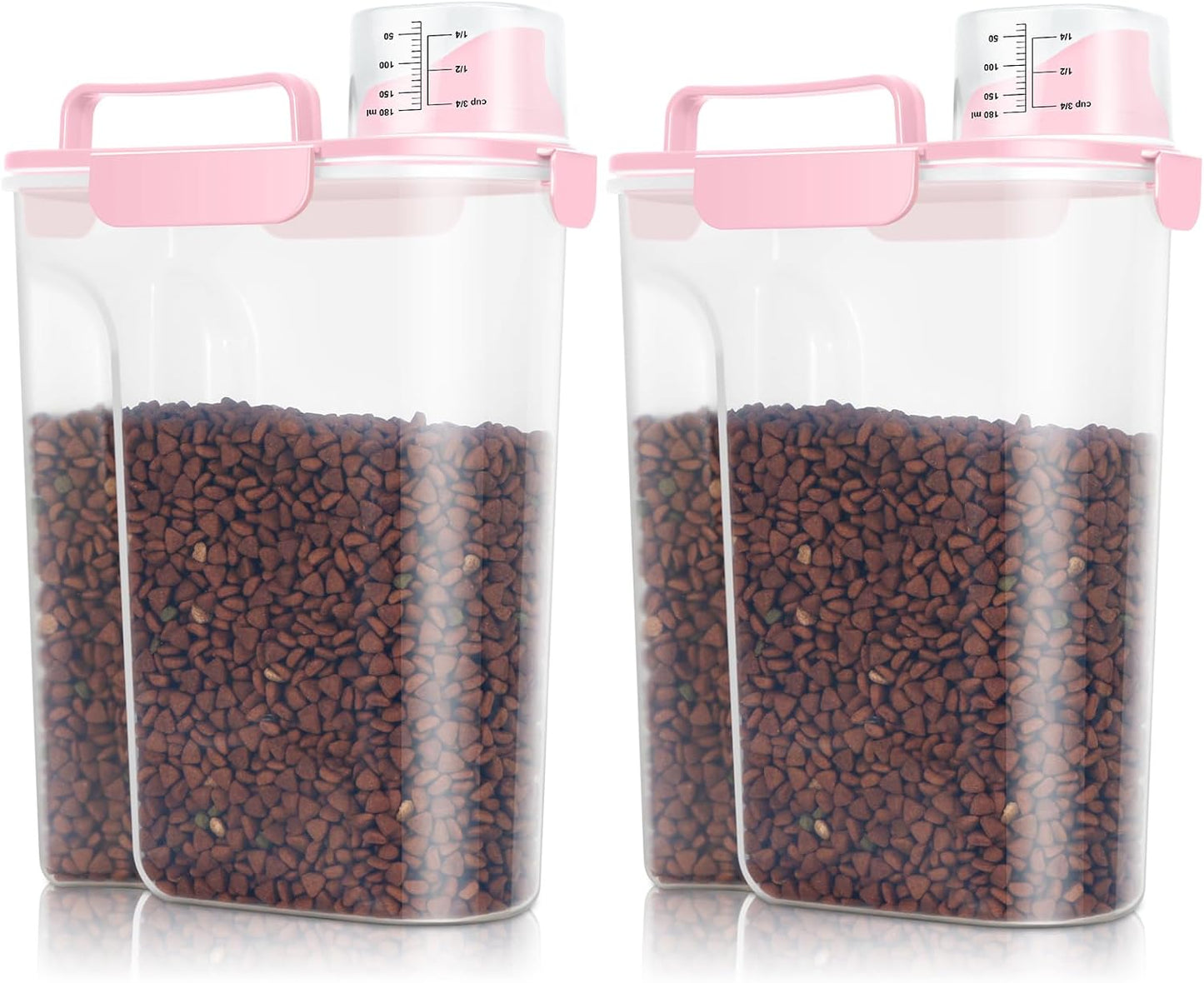 TBMax 10 Lbs Cat Dog Food Storage Container, 2026 Upgraded Large Pouring Container for Pet Food Storage, Bird Seed Dispenser, Portable Travel Kibble Holder -Dark Green