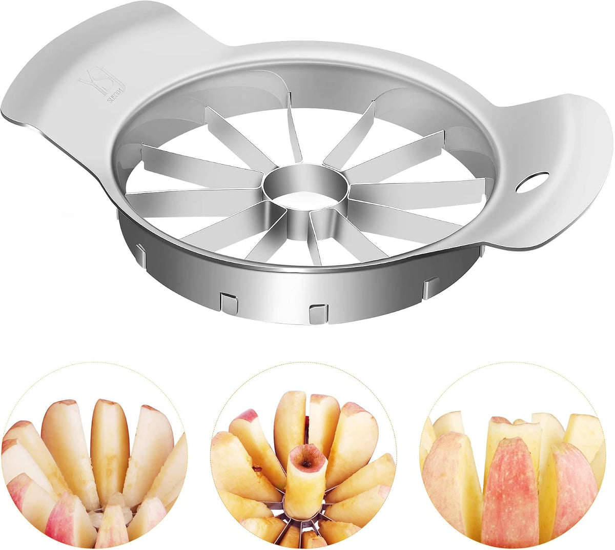 Supercenter Apple Cutter, Apple Corer and Slicer - 4.72 Inch Apple Slicer
