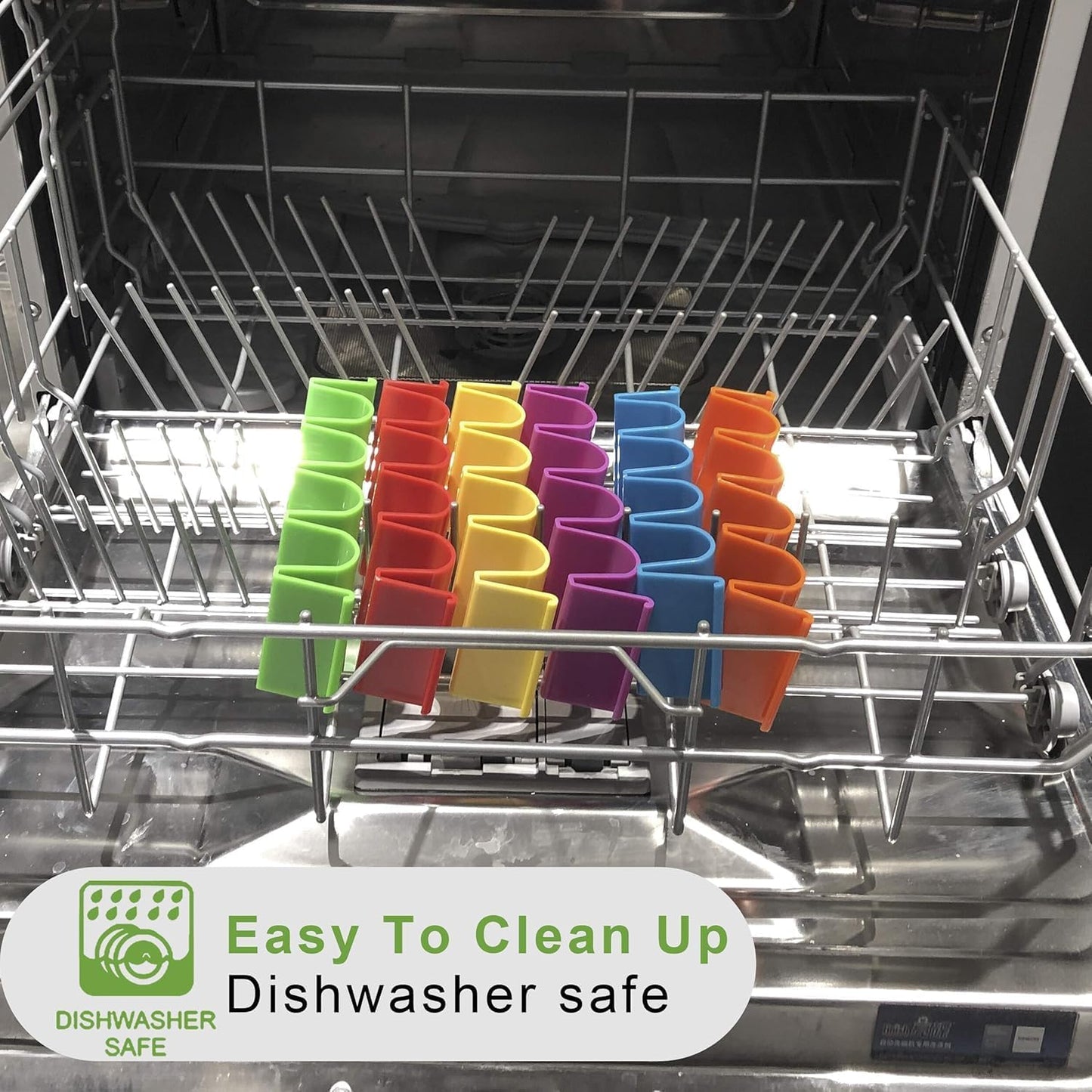 6-Color Small Taco Holder Stand – 6-Slot BPA-Free Taco & Tortilla Organizer for Kitchen, Parties, Picnics & BBQ | Dishwasher Safe, Stackable & Space-Saving Design