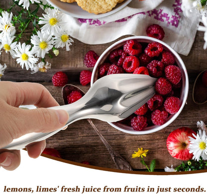 CALLARON Manual Citrus Reamer Handheld Lemon Squeezer Fruit Juicer Cone Kitchen Supply for Orange and Lime Juice Extraction Comfort-Grip Handle 7.87 X 1.77 X 1.77 in