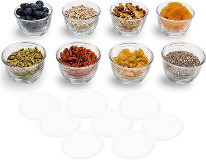 Libbey Baker's Basics 3-Piece Glass Mixing Bowls Set - Clear Bowls for Baking, Prep, Serving & Storage - Microwave, Oven, Freezer and Dishwasher Safe