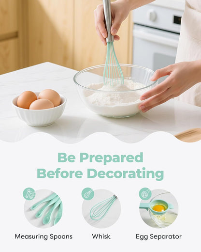 Kootek 71 Cake Decorating Kit Baking Supplies Tools for Beginners & Pros