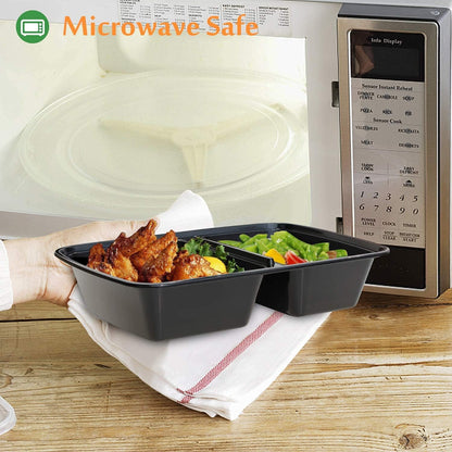 Enther Meal Prep Containers Single Lids Food Storage Bento BPA Free | Stackable | Reusable Lunch Boxes, Microwave/Dishwasher/Freezer Safe Portion Control (28 oz), 12 Pack 1 Compartment