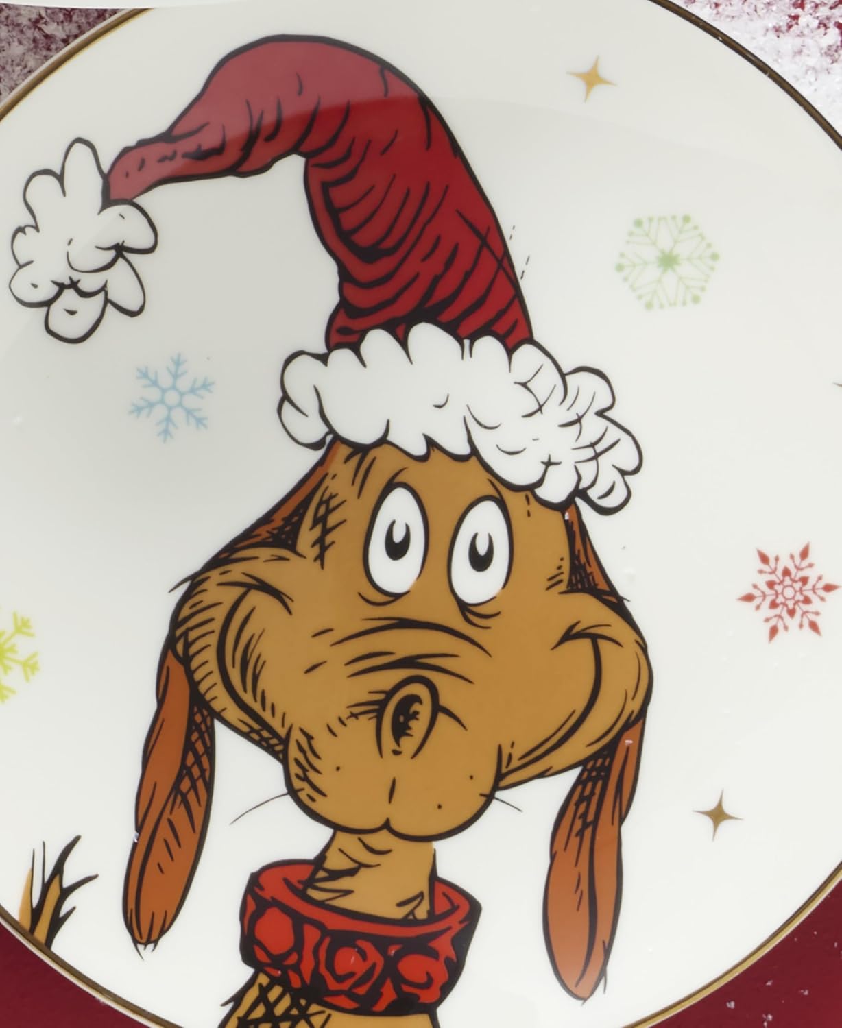 Lenox 898096 Merry Grinchmas Chip & Dip Bowl, Christmas Dishes, Festive Holiday Serveware