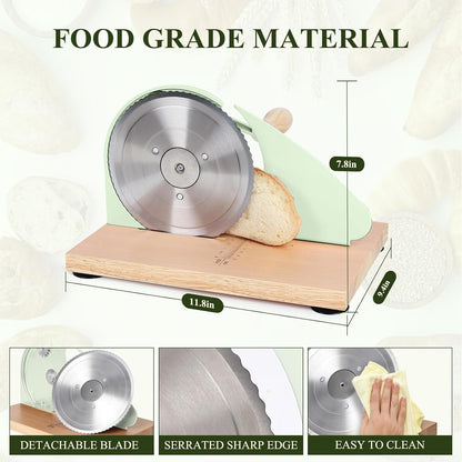 Manual Bread Slicer for Homemade Bread,Even Slicing from Thin to Thick