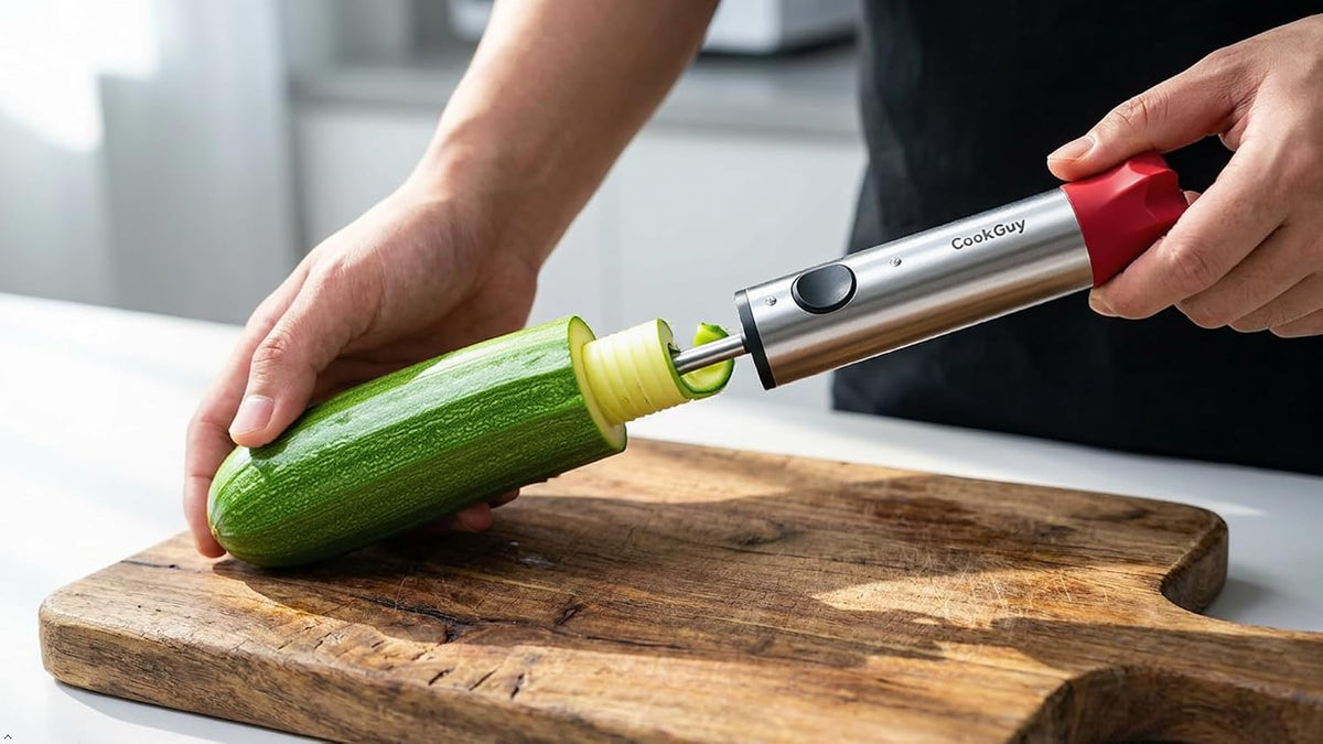 Cook Guy Multi-Purpose Veggie Drill - 4 Sizes Vegetable Corer Tool