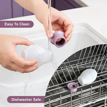 Egg Separator for Raw Eggs, Silicone Egg White Separator, Fun & Easy Gadget