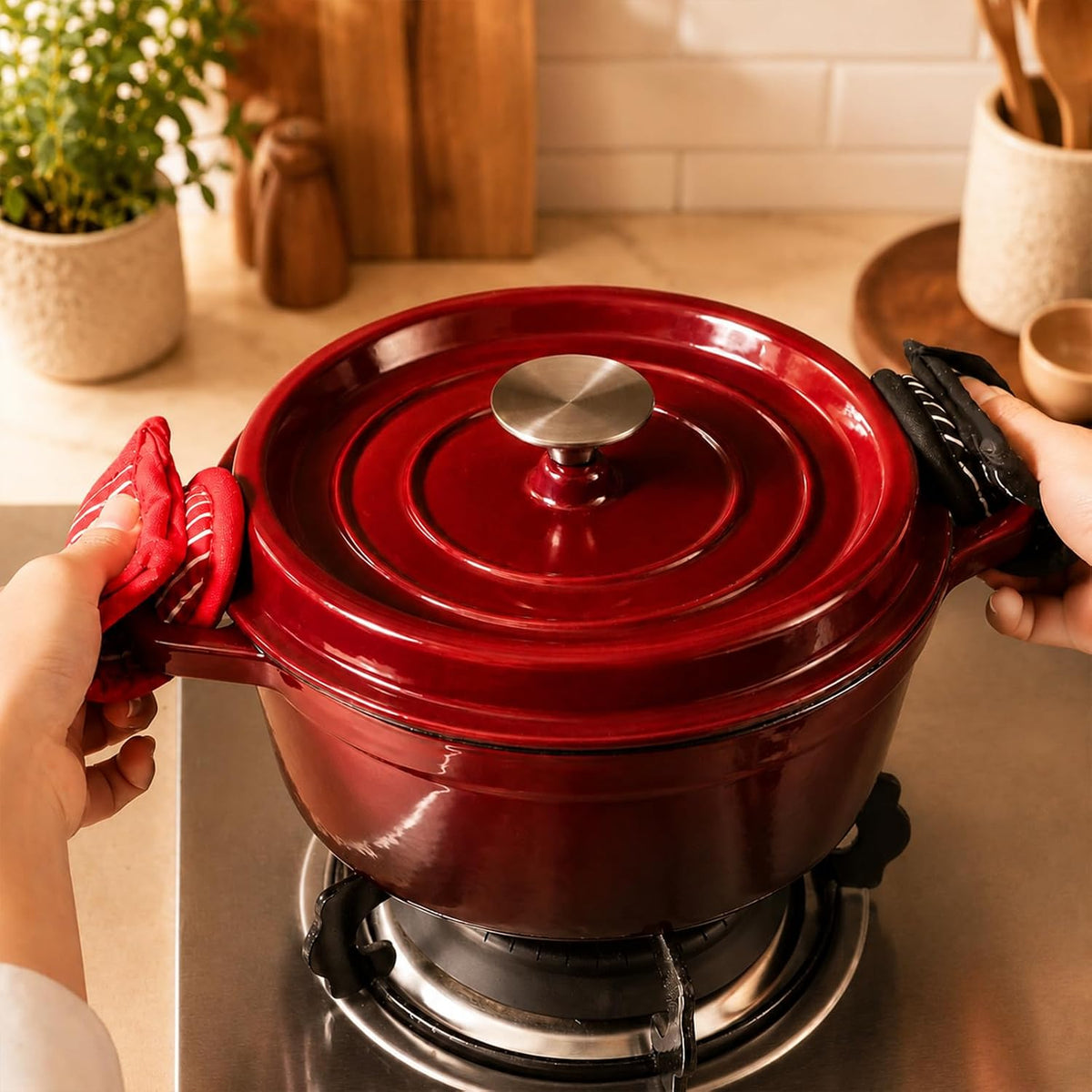 Joyhalo 6 Pack Cast Iron Skillet Handle Cover