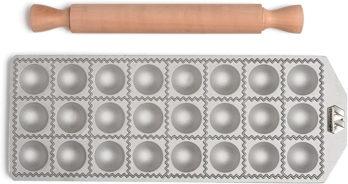 MARCATO Made in Italy 24 Round Agnolotti Ravioli Mold