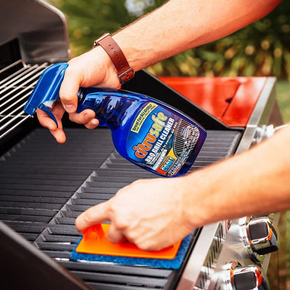 Grill Cleaning Spray - BBQ Grid And Grill Grate Cleanser By Citrusafe (23 oz)