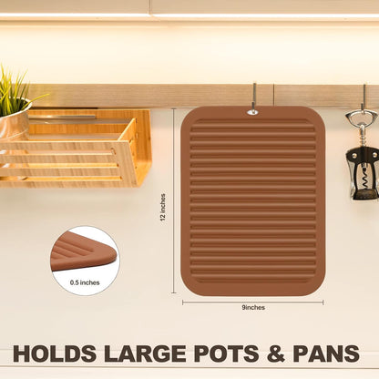 Joyhalo 4 Pack Trivets for Hot Dishes