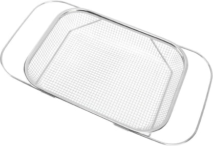 Fydun Stainless Steel Colander, Over The Sink Strainer Basket Kitchen S Er Gold Strainer Over The Sink Colander Basket for with Handles Fine Mesh Expandable Essentials (Gold)