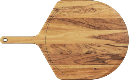 Gozney 12" Acacia Wood Pizza Placement Peel and Server, Durable Hardwood